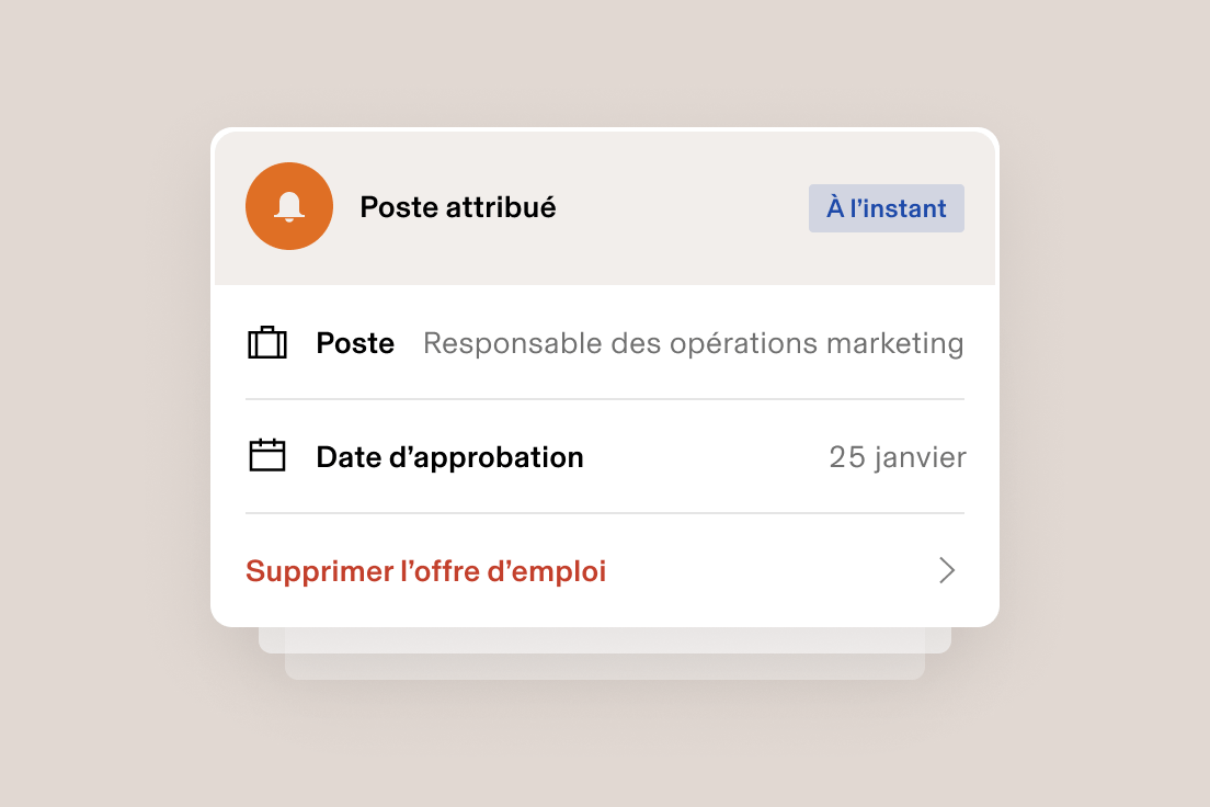 Planification de l’effectif Recrutement 2 postes pourvus en