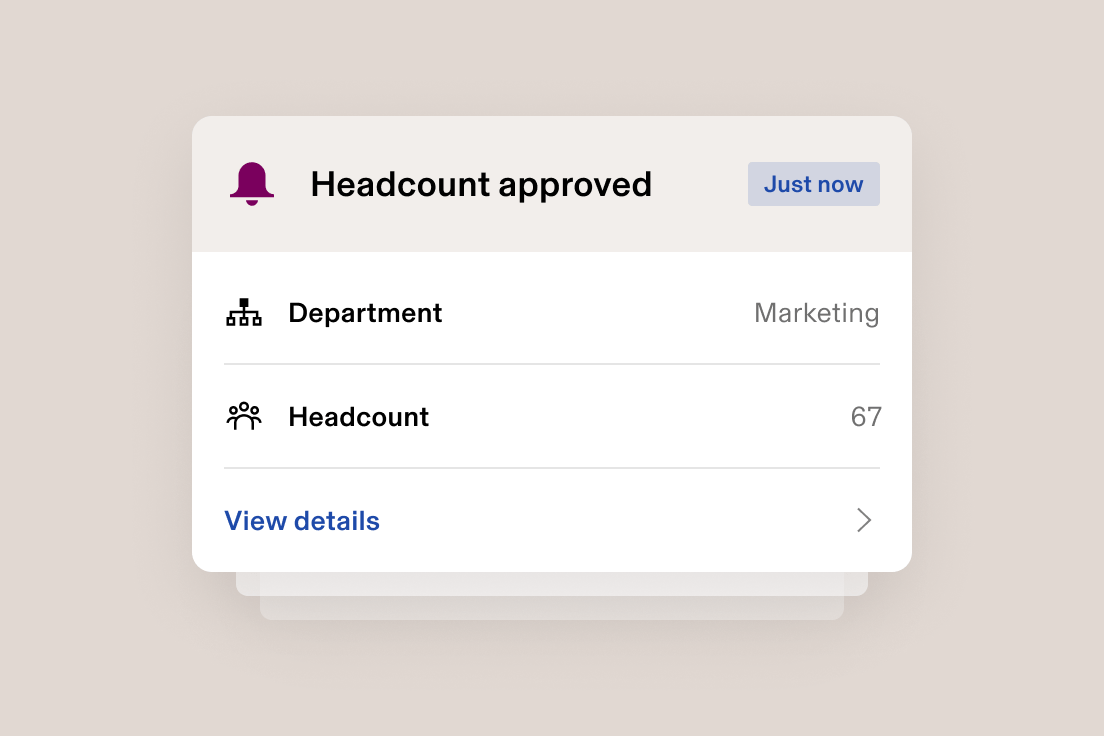 Headcount Planning Recruiting 1 Headcount Approved enUS