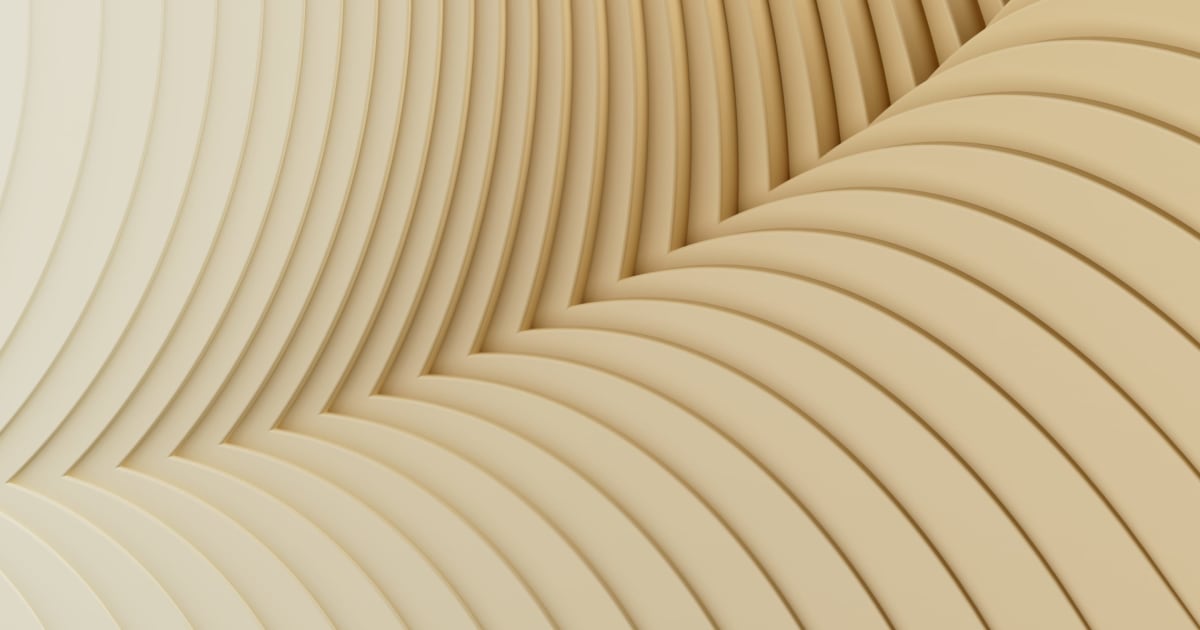 Graphic illustration of ripples formed with converging lines