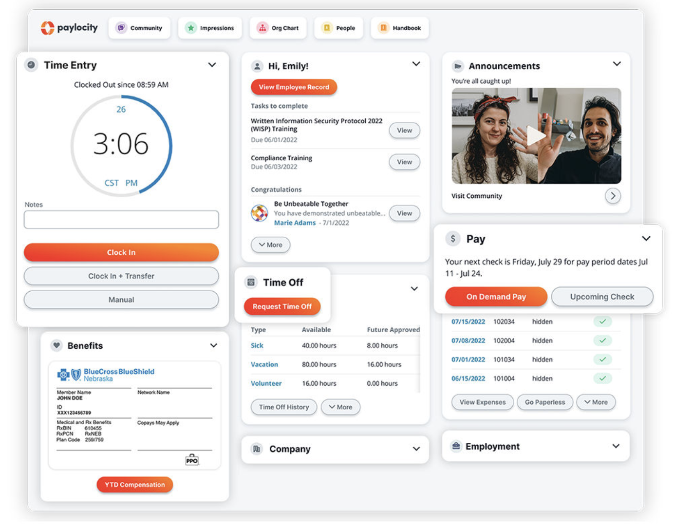 Paylocity Onboarding Software