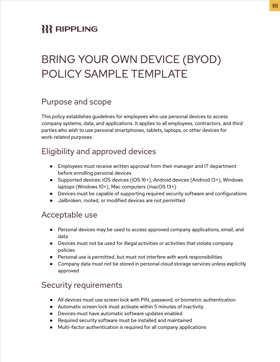 [Blog - Inline Image] BYOD Policy Template