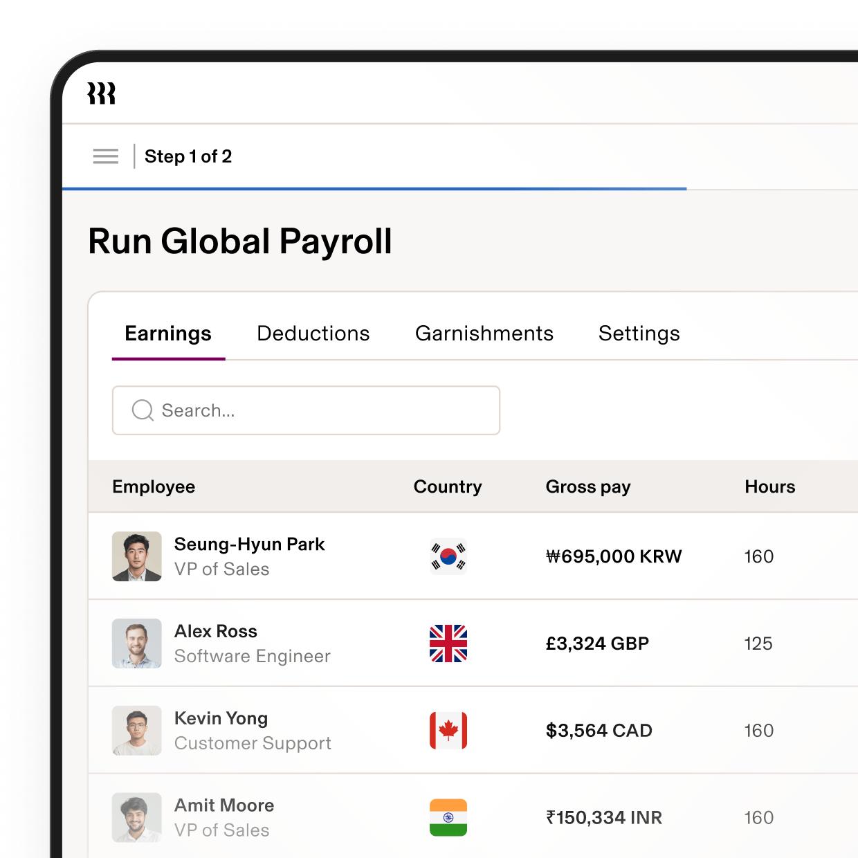 [River Flow Item - Image] Run Global Payroll | Paid Global South Korea