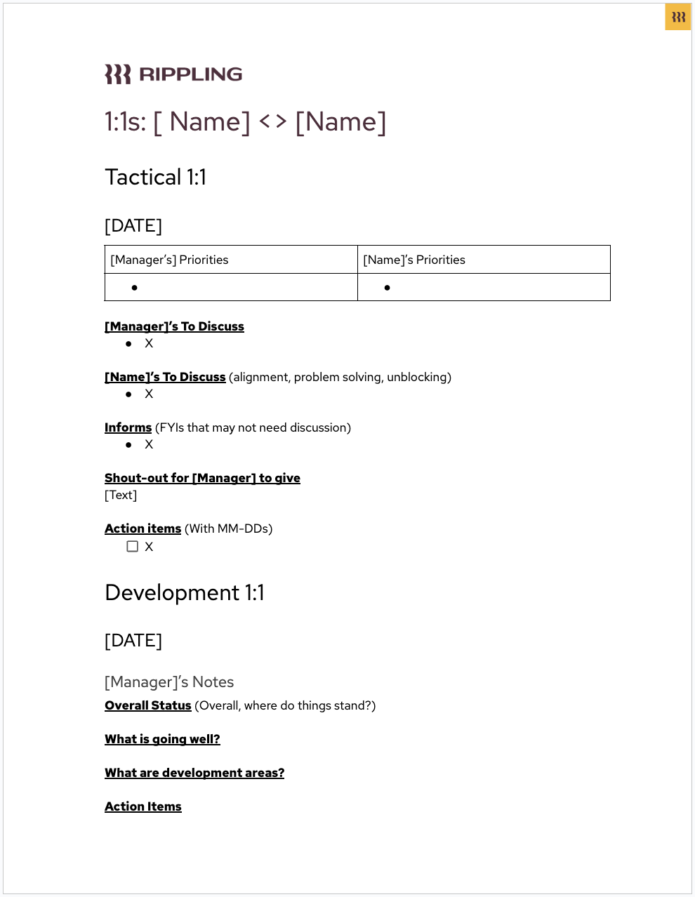 One-on-one-Template-with-manager