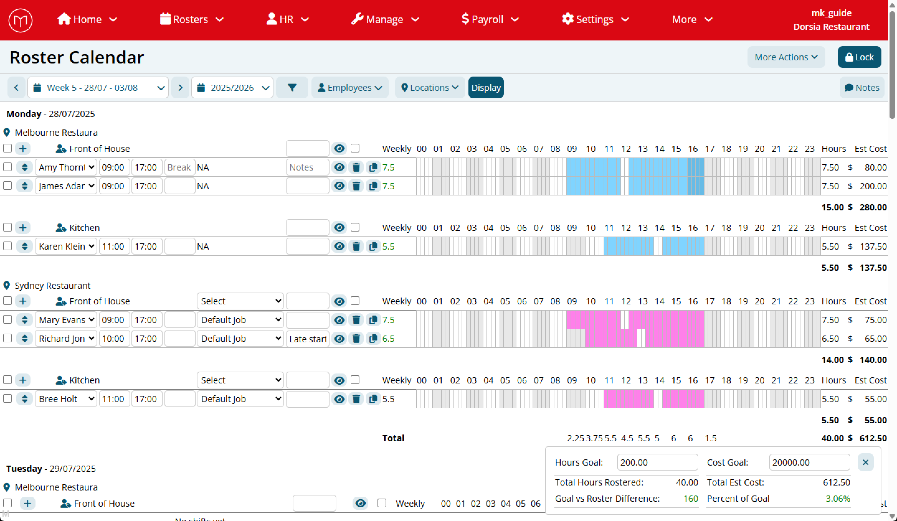Microkeeper Scheduling