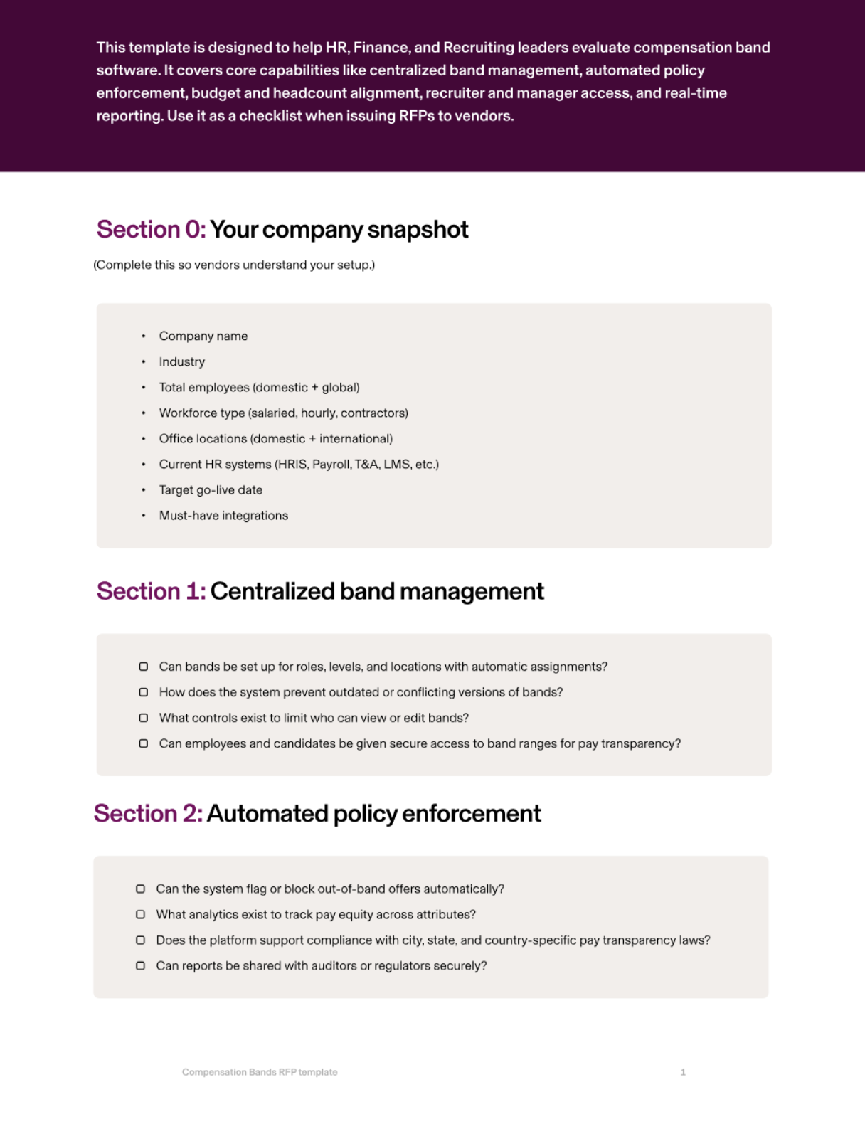 [Blog - Inline Image] Compensation Band RFP Template 