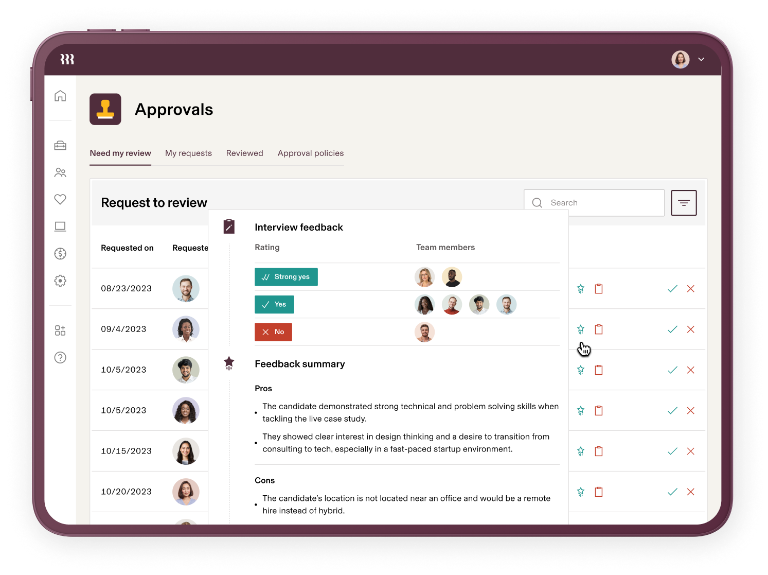 RecruitingFeedbackSummary