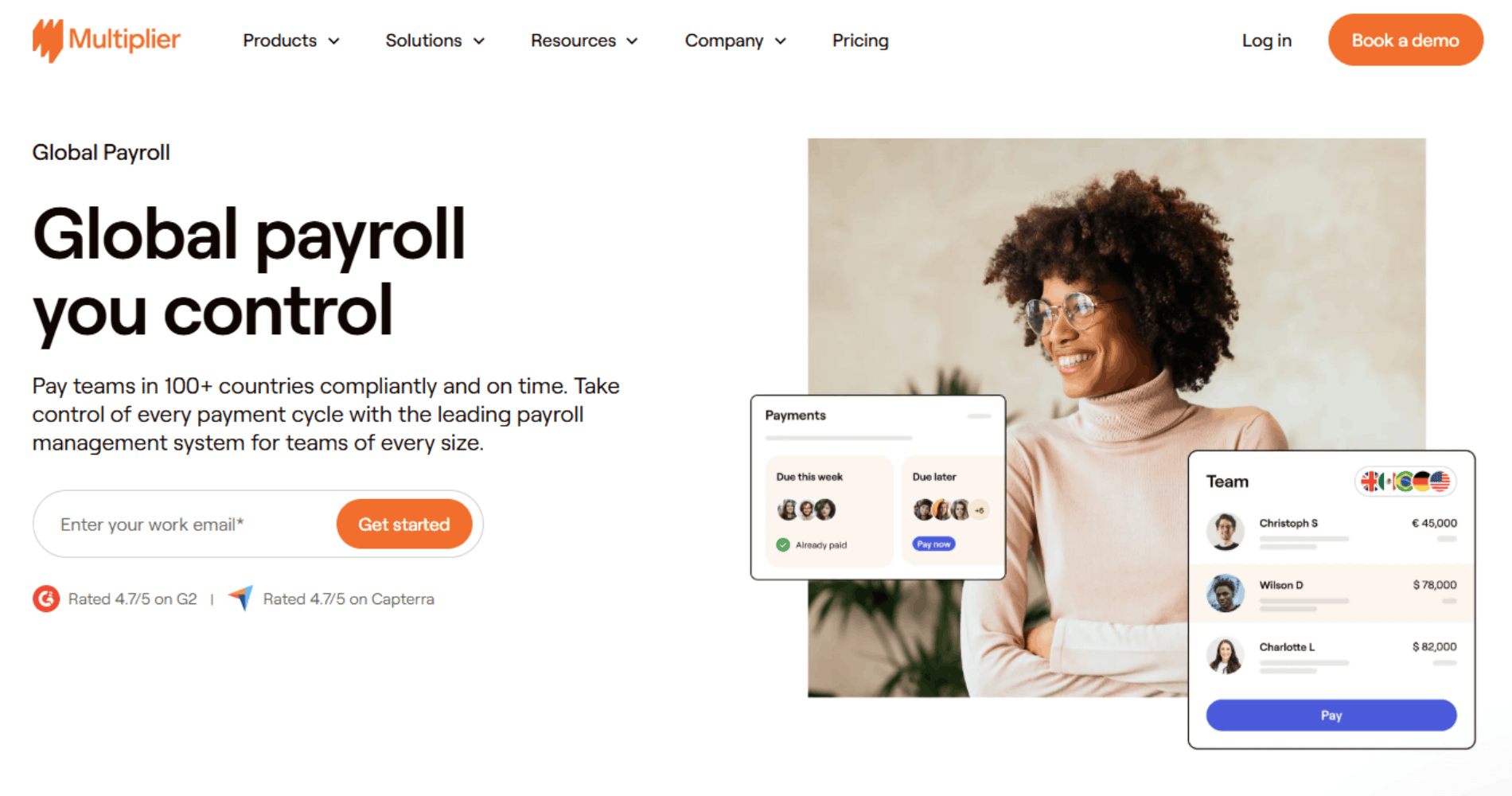 [Image 7] Multiplier | The 14 best global payroll services options in Australia