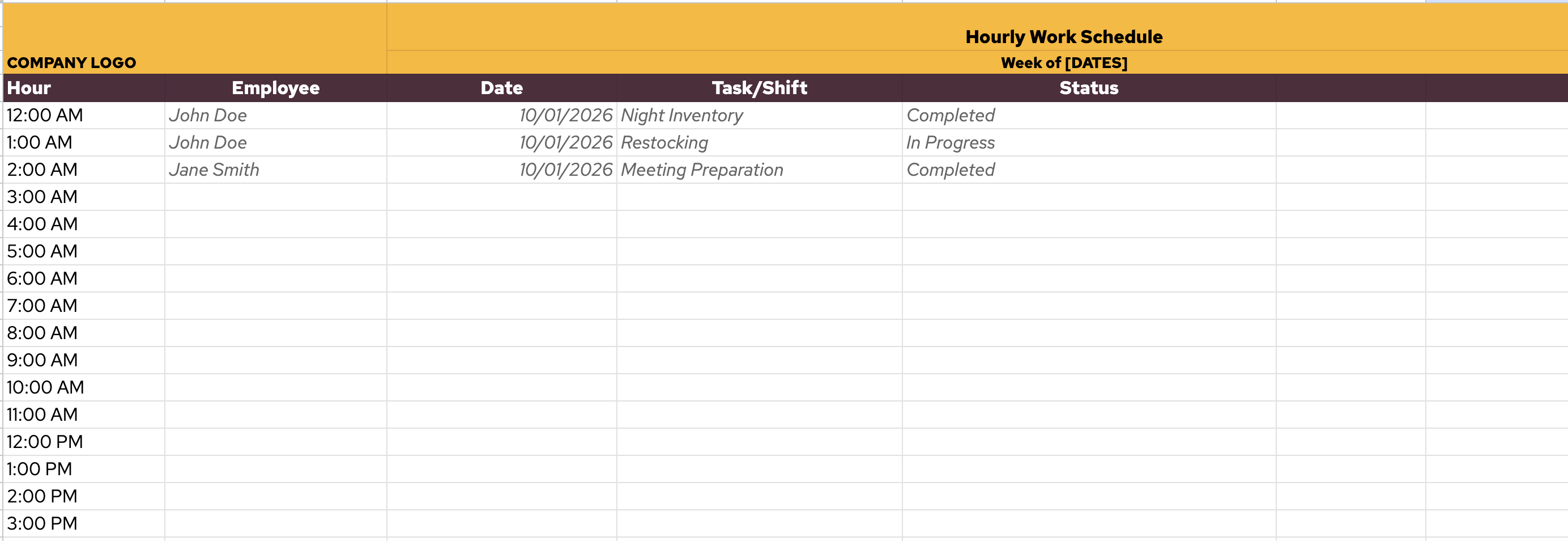 Hourly-Work-Schedule-Template