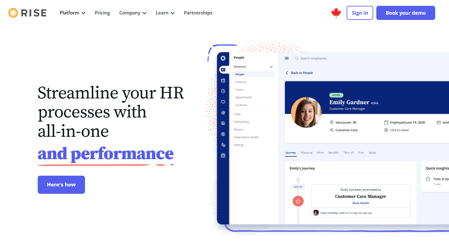 Rise HR Platform