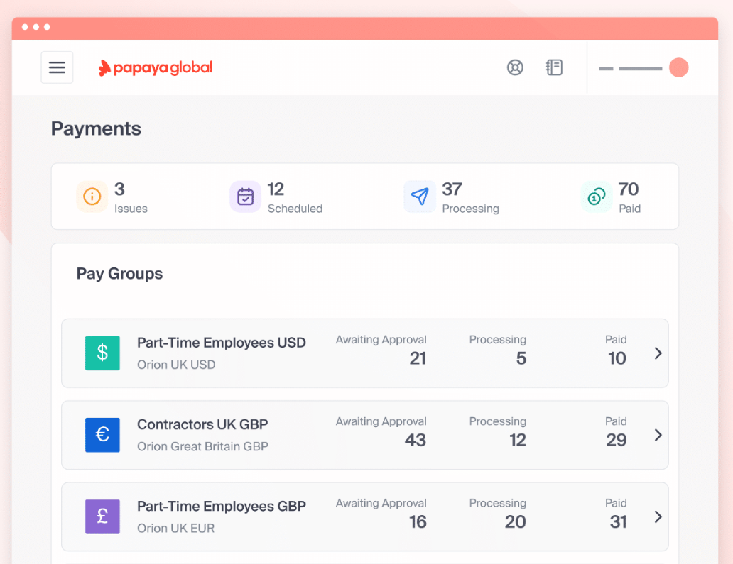 Papaya Global Payroll