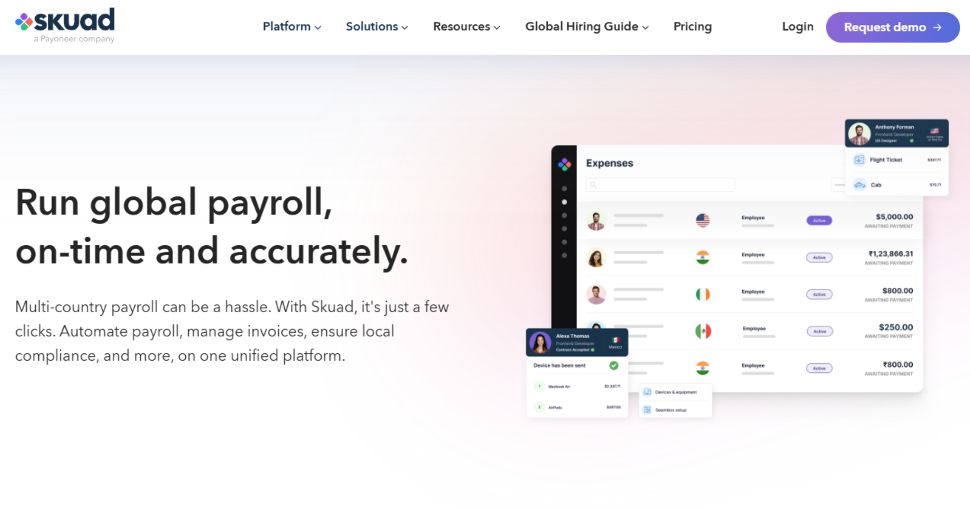 [Image 12] Skuad | The 14 best global payroll services options in Australia