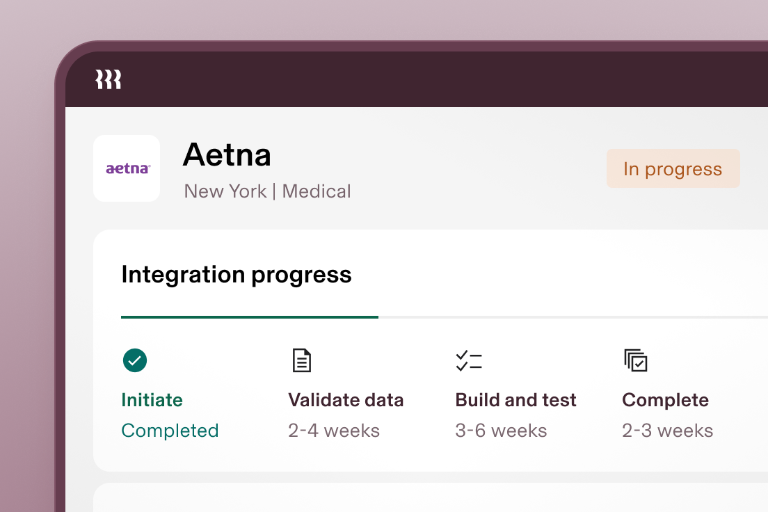 Medical Integration progress