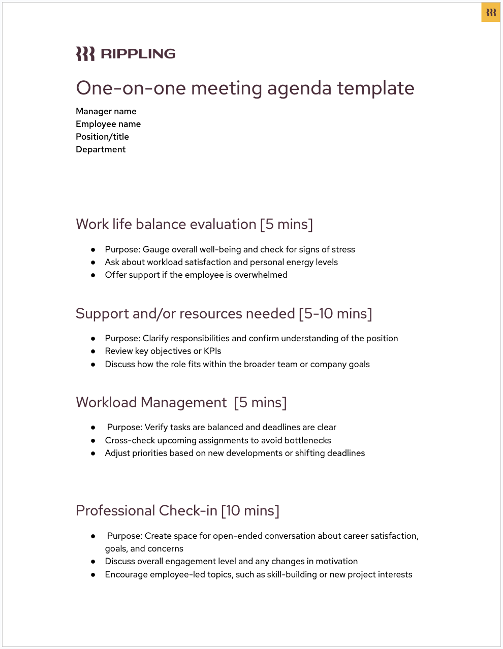 One-on-one-meeting-agenda-template