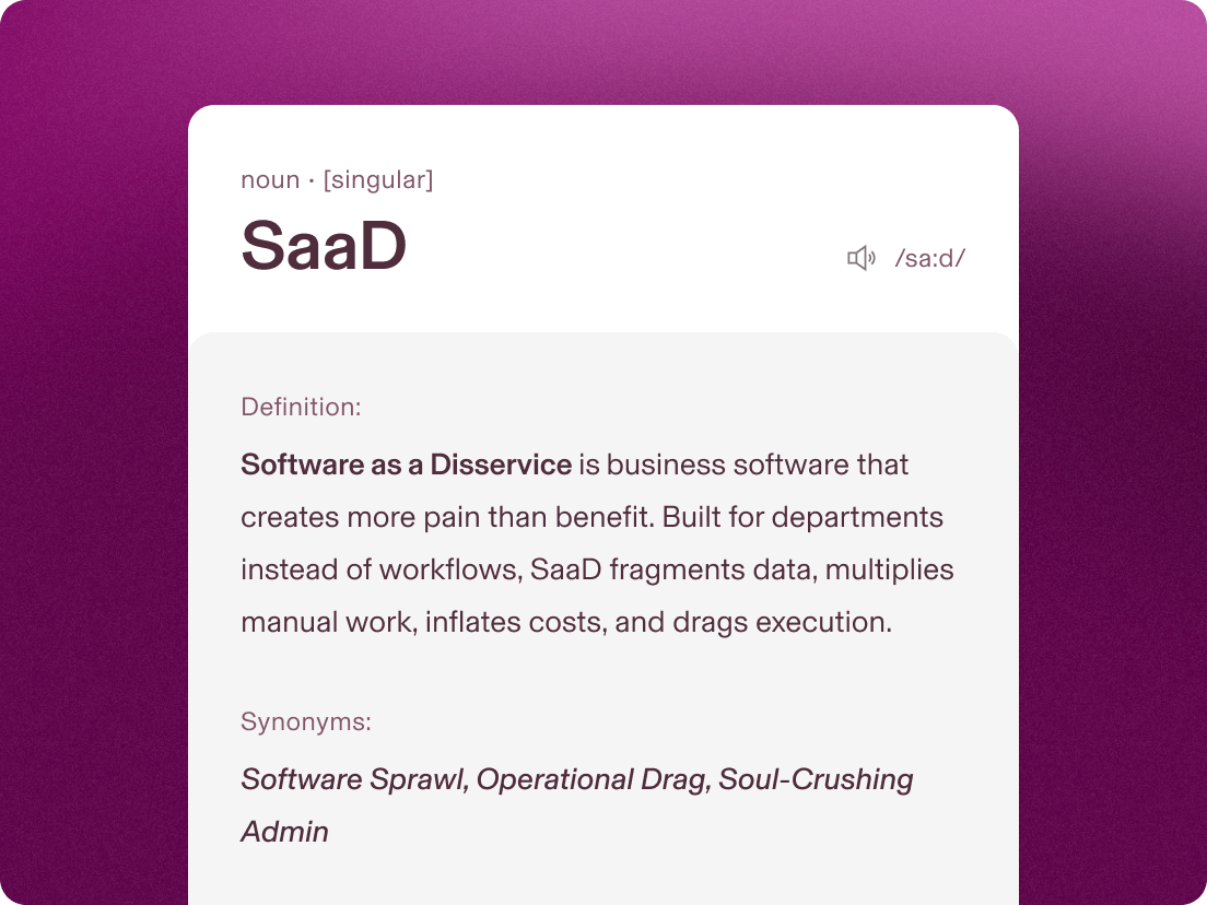 SaaD Definition