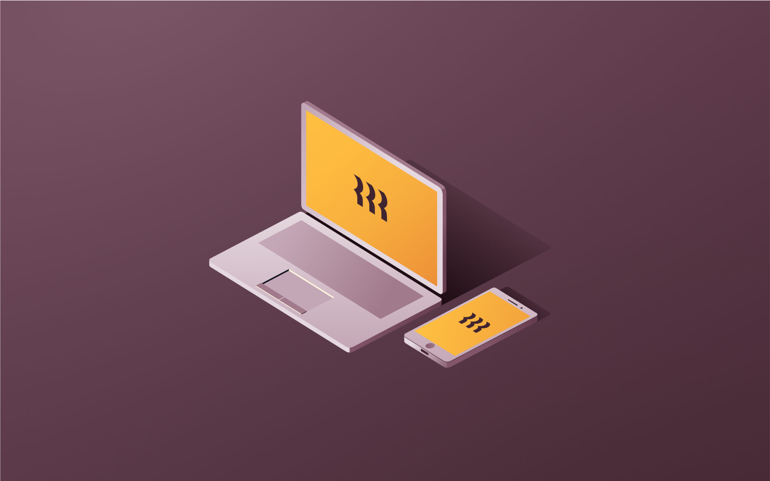 Picture of a laptop and mobile device, both with Rippling logo on it. 