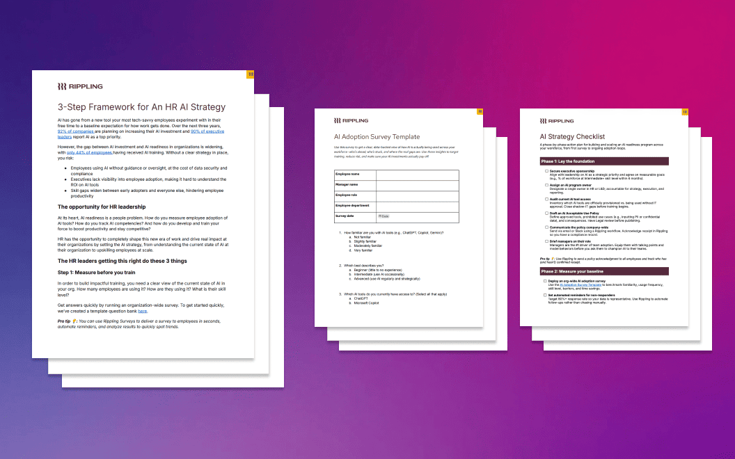 Picture | HR Strategy Kit: Build & Scale an AI Readiness Program