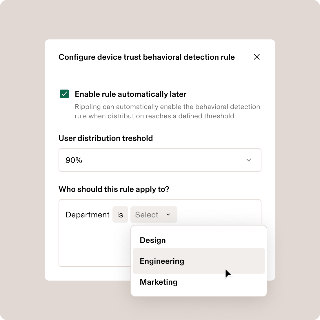 Global security enforcement