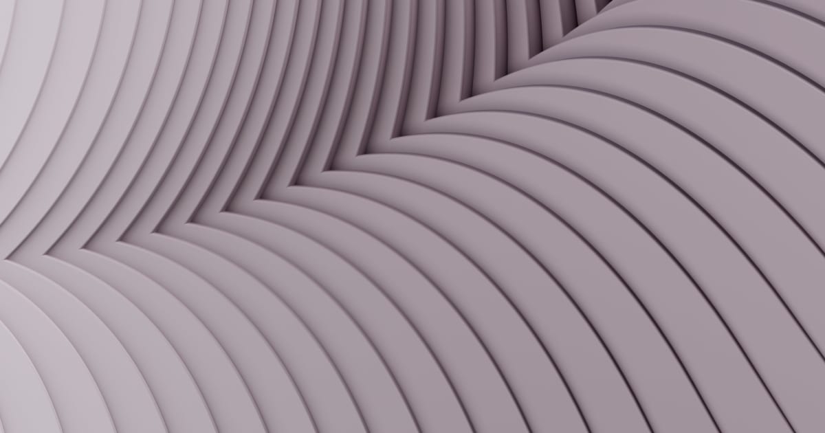 Graphic illustration of a ripple pattern formed with converging lines