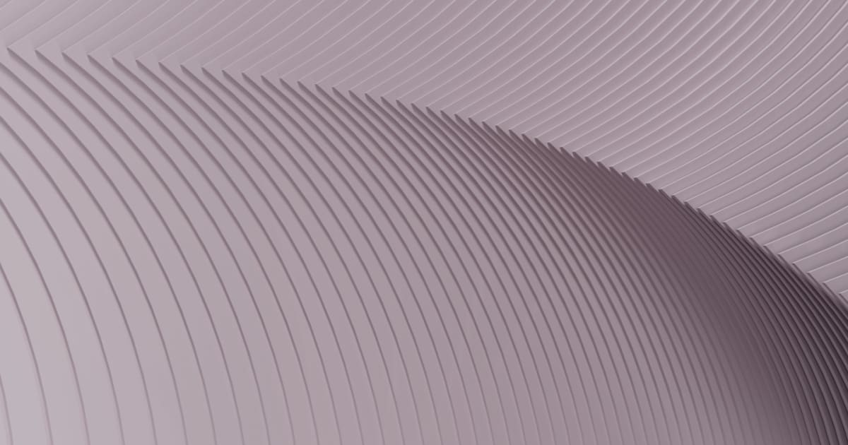 Graphic illustration of gray ripples formed with converging lines