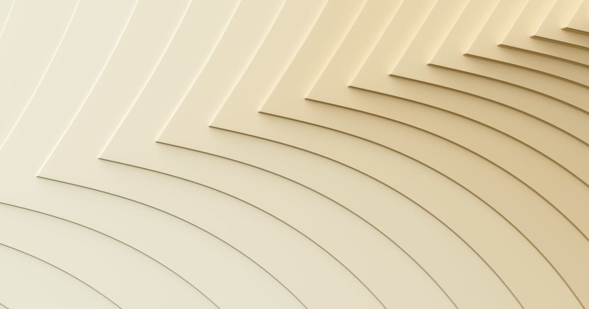 Graphic illustration of a ripple pattern formed with converging lines