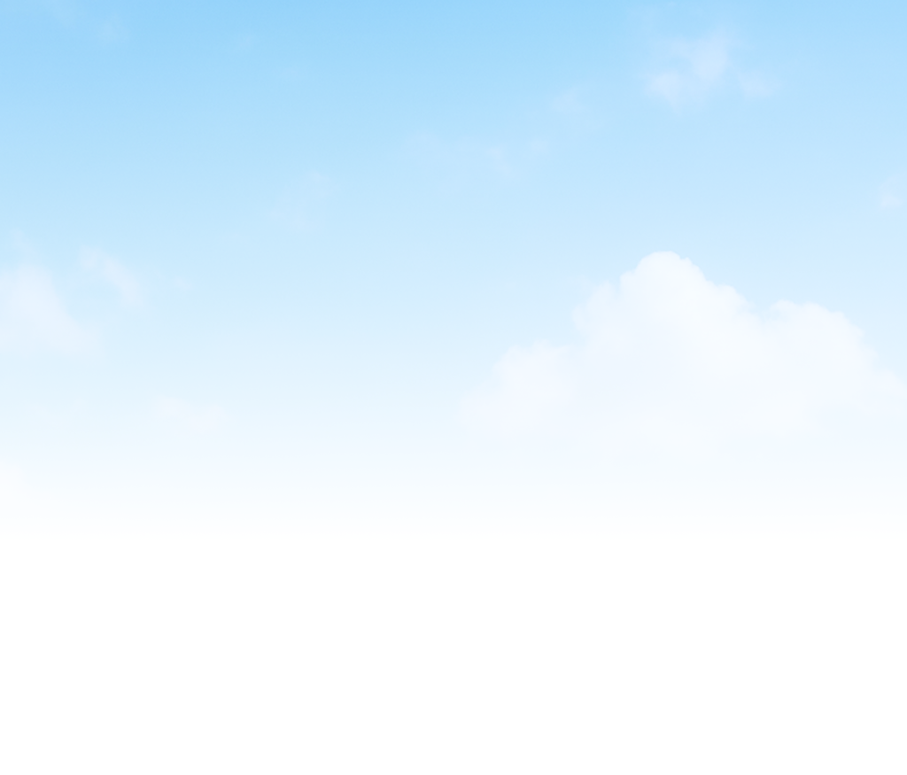 An photorealistic image of clouds in the sky fading into the background