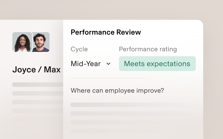 Performance Management - Performance review