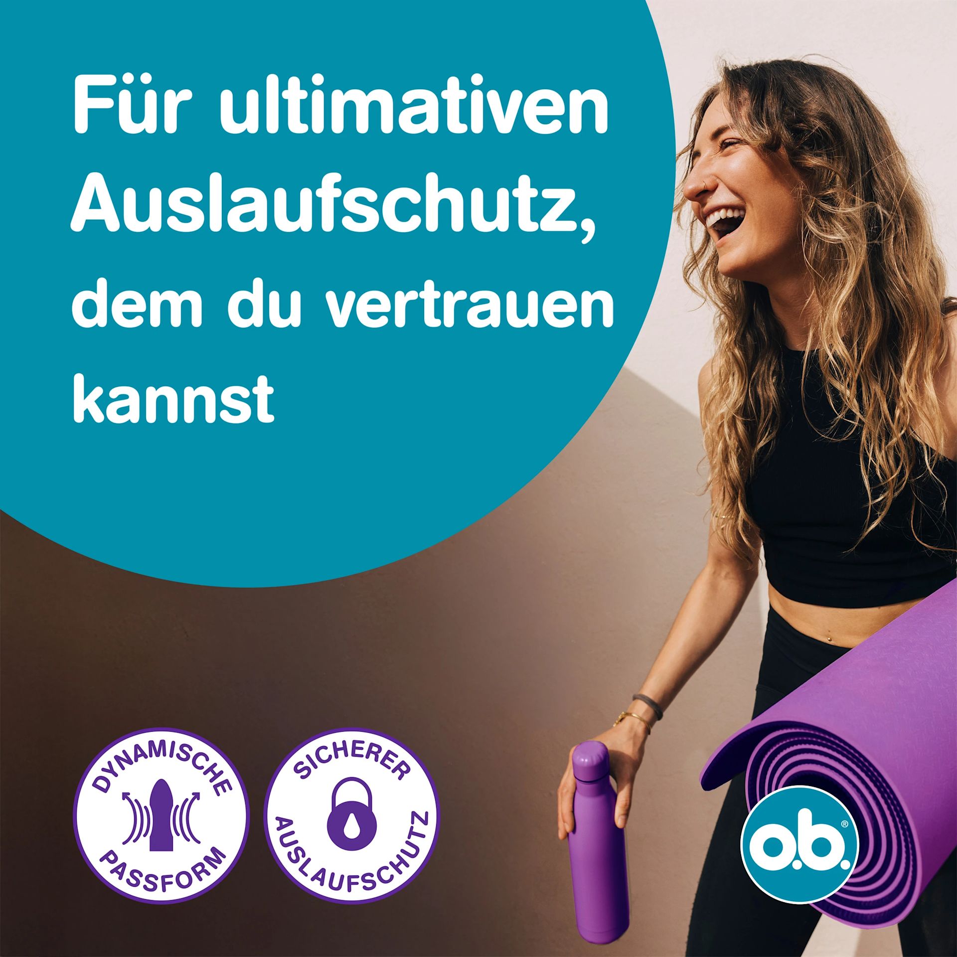 o.b. ® ExtraProtect Super Plus - Dynamische Passform und sicherer Auslaufschutz