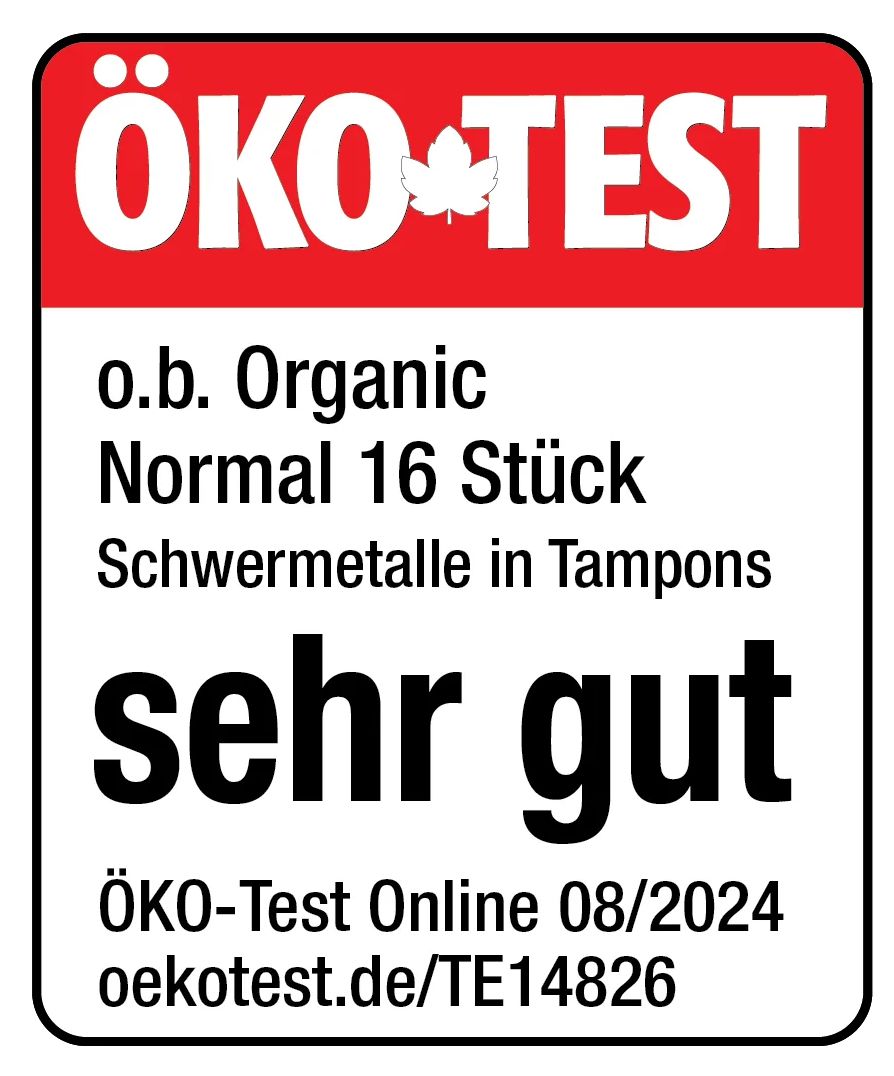 ÖKO TEST - o.b Organic
