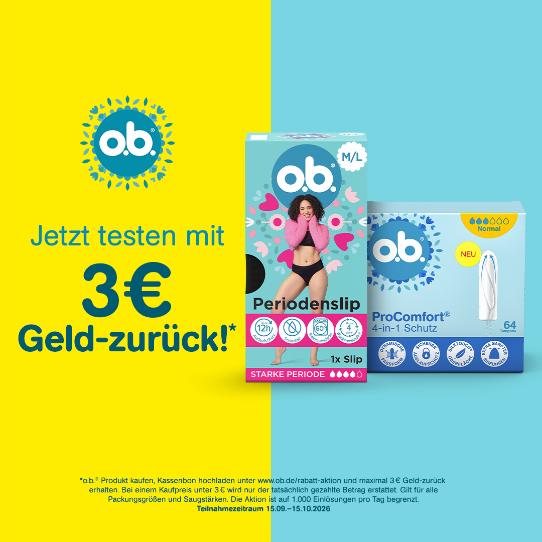 Jetzt testen mit 3 Euro Geld-zurück