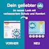 o.b:® ExtraProtect Super - Neuer Look mit verbessertem Schutz und Komfort