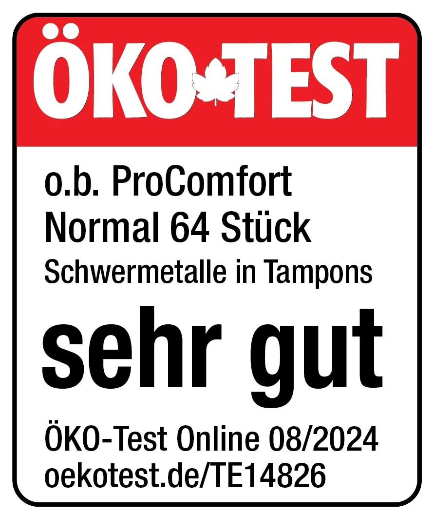 ÖKO-TEST - o.b. ProConfort