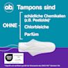 o.b. ® ExtraProtect - ohne schädliche Chemikalien, Chlorbleiche, Parfüme