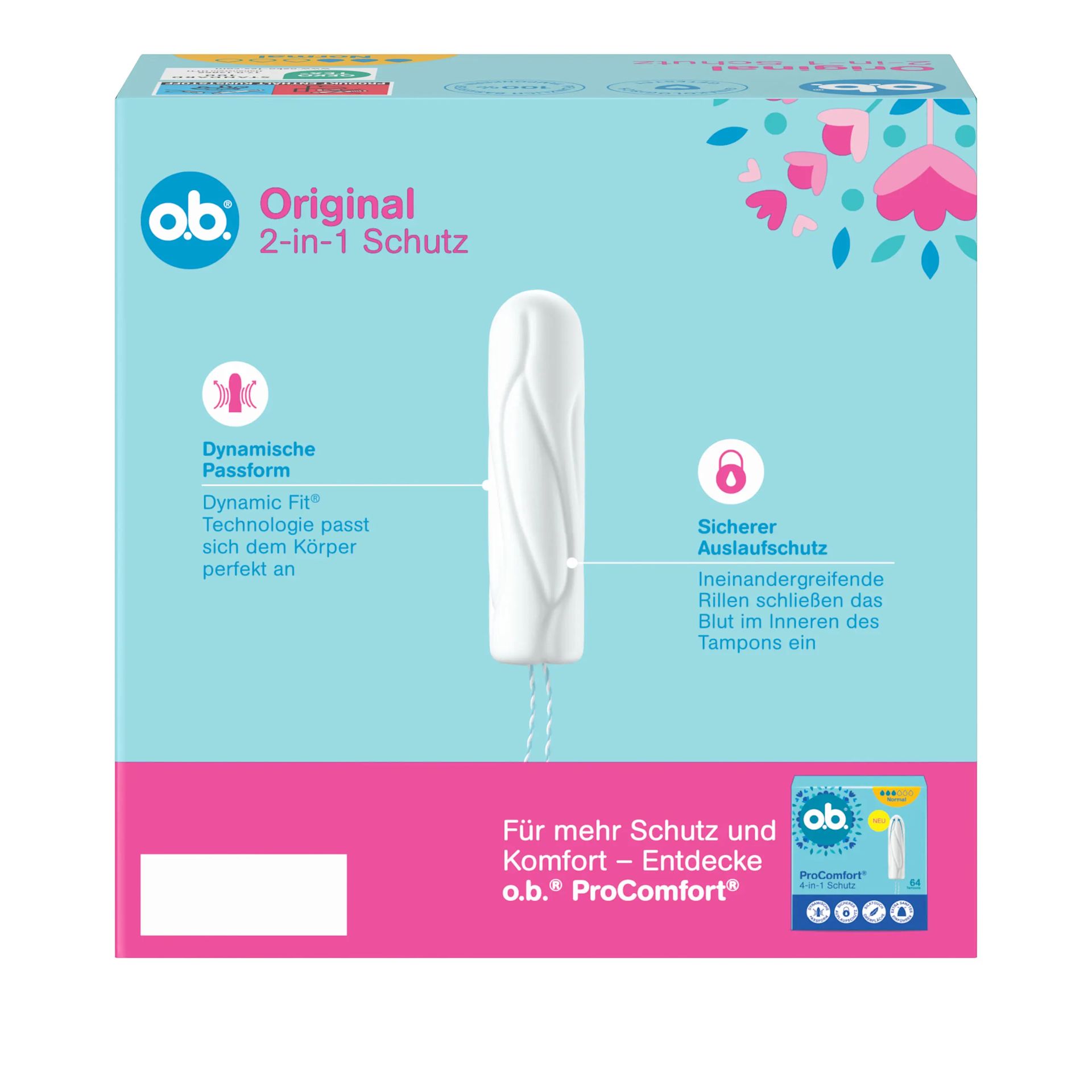 o.b.® Original Normal Packshot von hinten