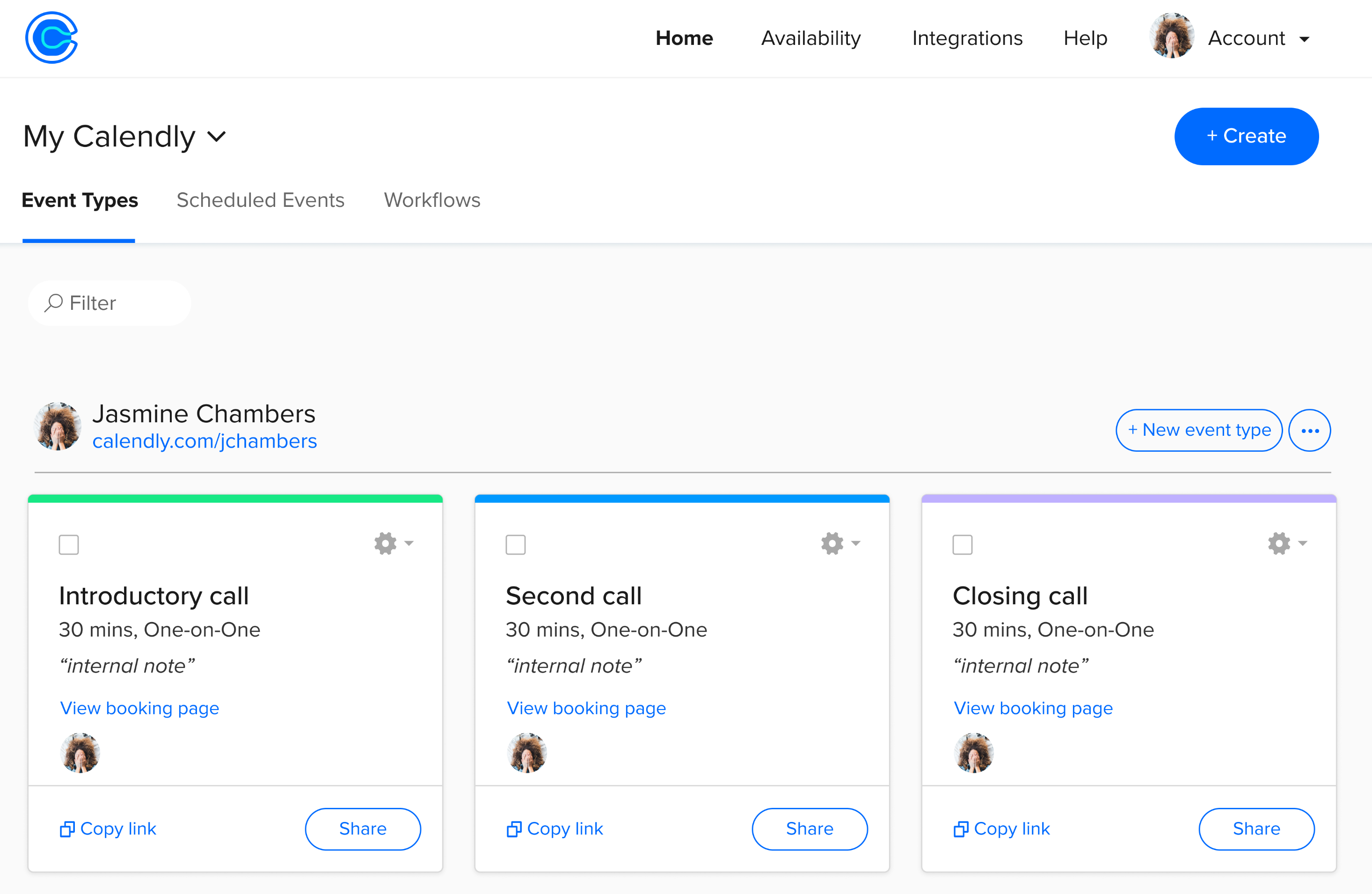 Inbound marketing tools from Calendly