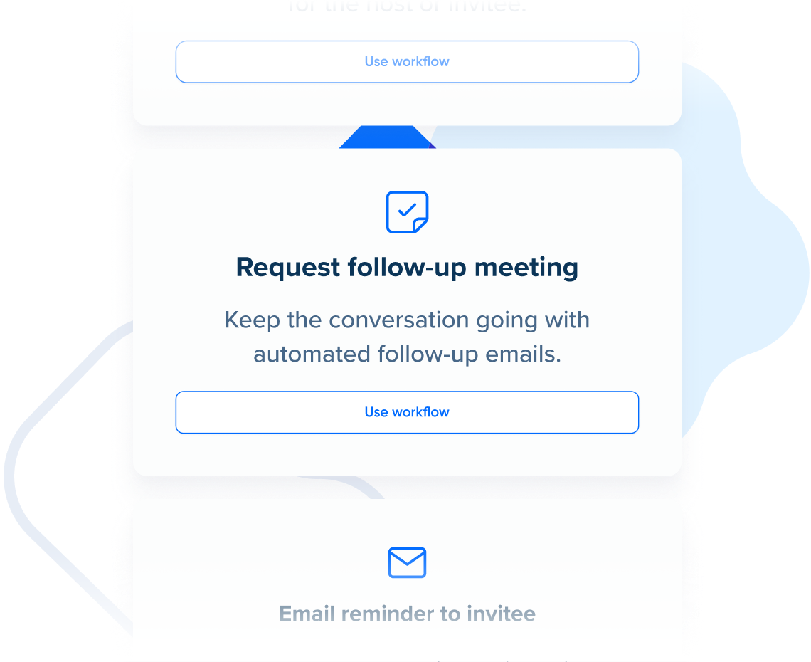 Bleiben Sie zwischen Meetings mit Interessenten in Kontakt