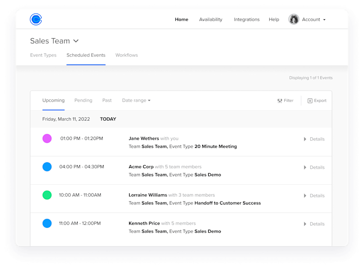 Book, route, and schedule meetings for sales teams of any size-image