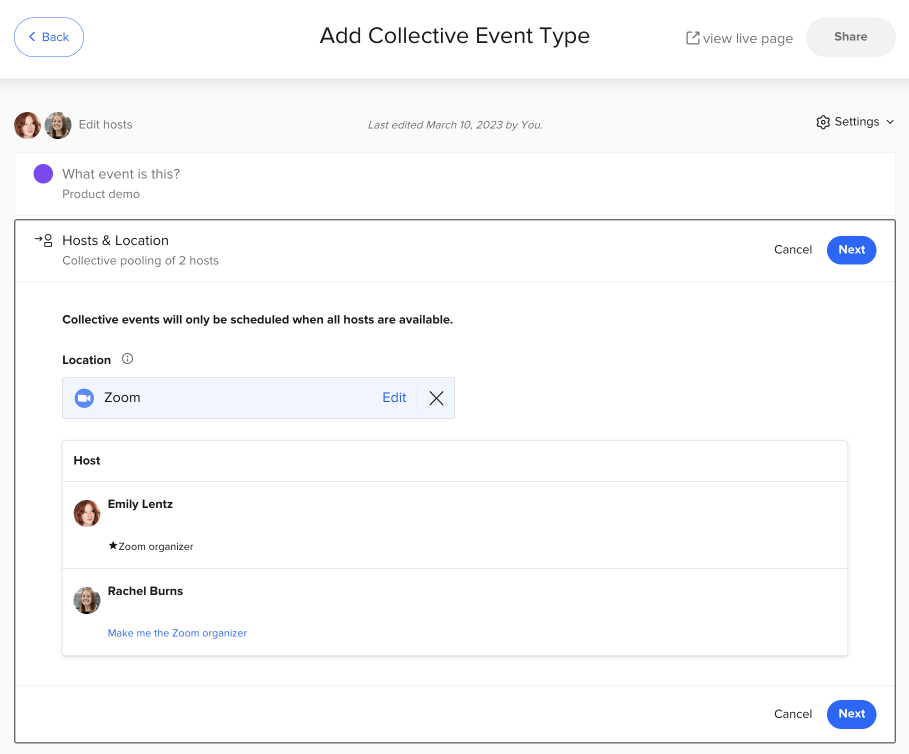Bring groups together faster with team scheduling options Calendly