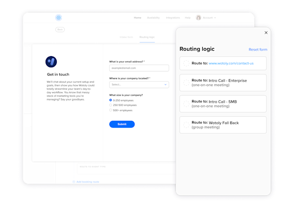 Introducing Routing Forms: Screen and qualify people before they book ...