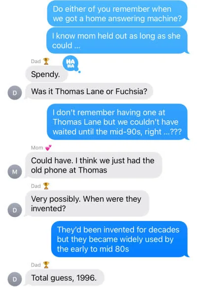 Triplett family text