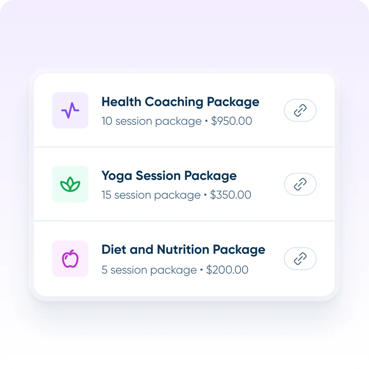 Meeting packages