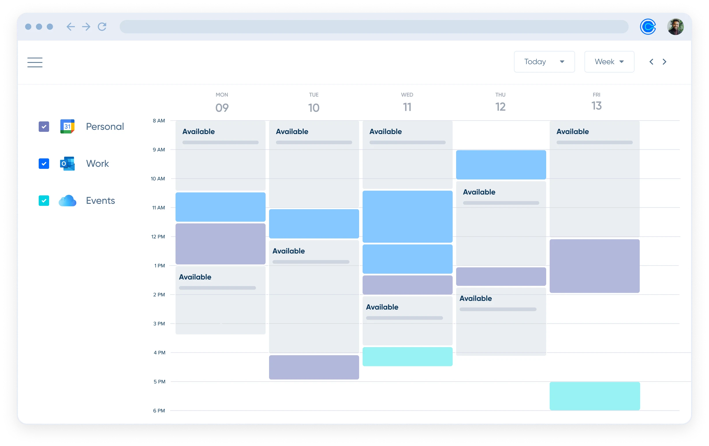 Modern scheduling, straight from—and to—your calendar