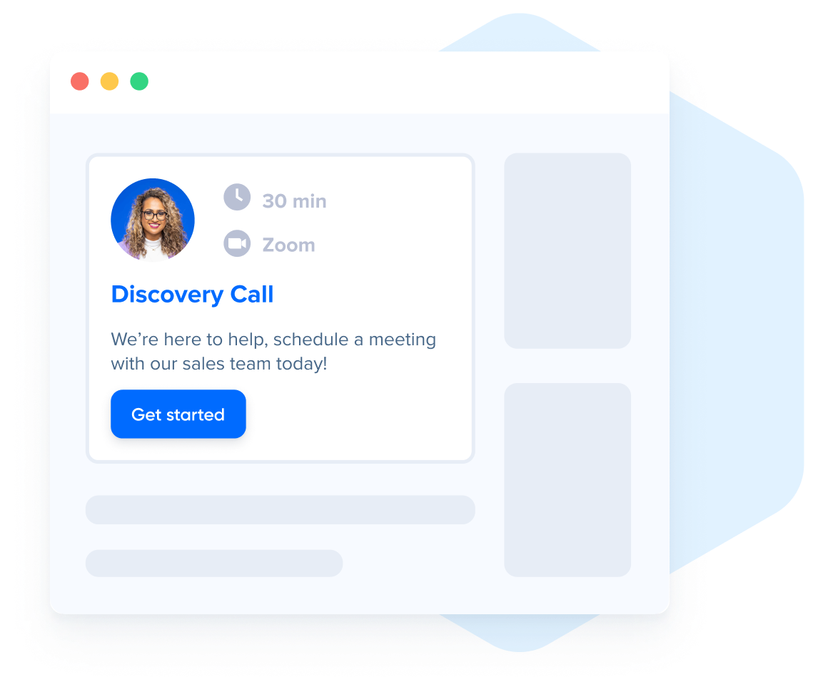 Let people schedule meetings on your website Let people schedule meetings on your website
