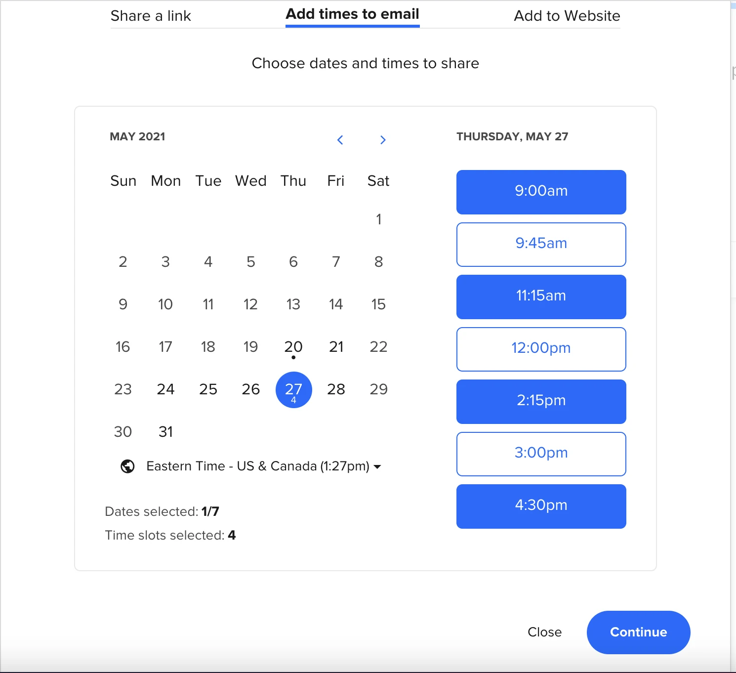 How to add your calendar availability directly to any email Calendly