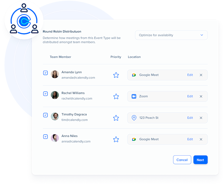 Scheduling for Small and Large Teams Calendly