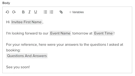 Email confirmation screenshot 