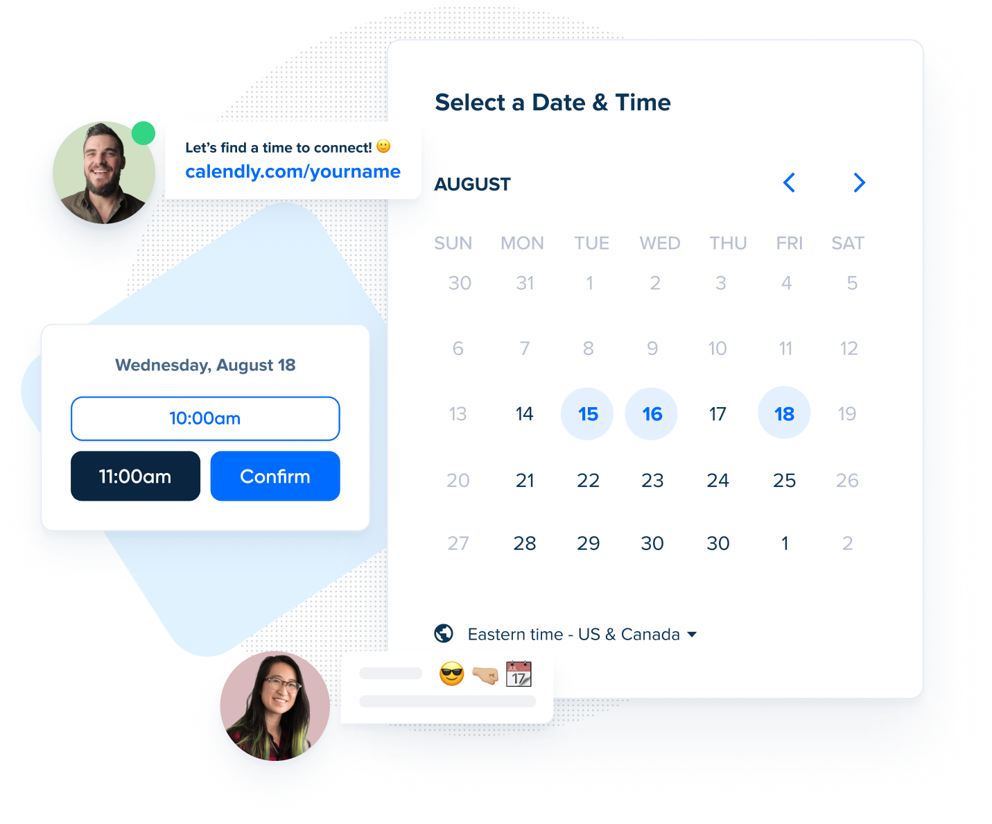 Calendly helps you book better meetings, faster, by syncing and integrating everything in one intuitive platform.