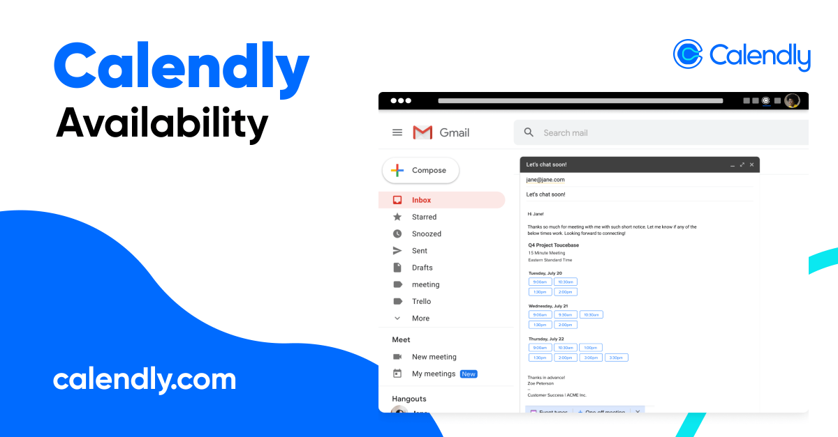 Availability | Calendly