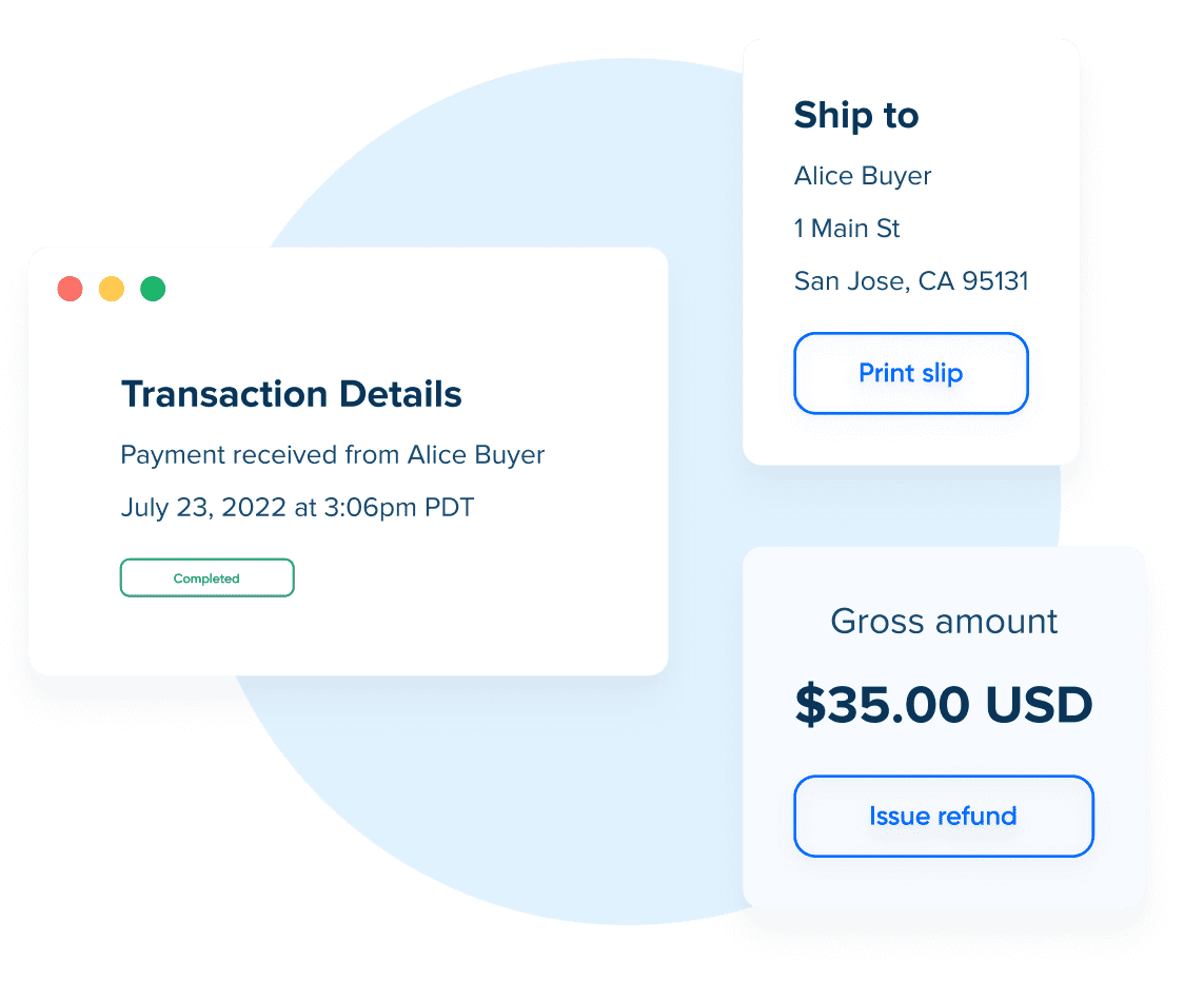 Route payments and send receipts, automatically-image