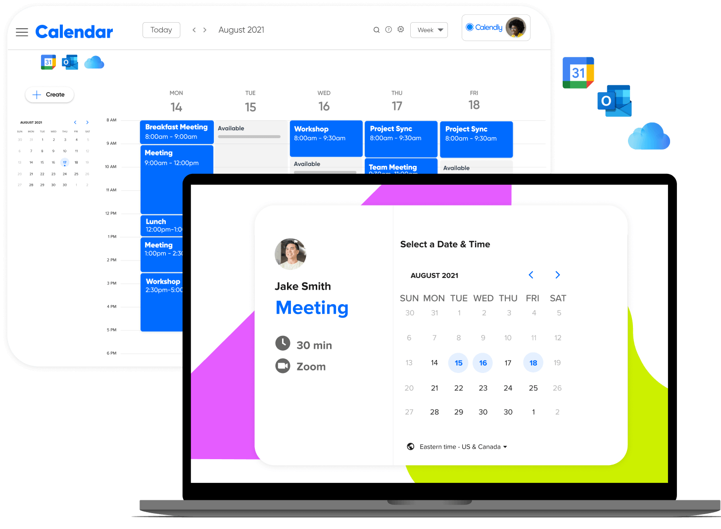 Instantly check availability across multiple calendars