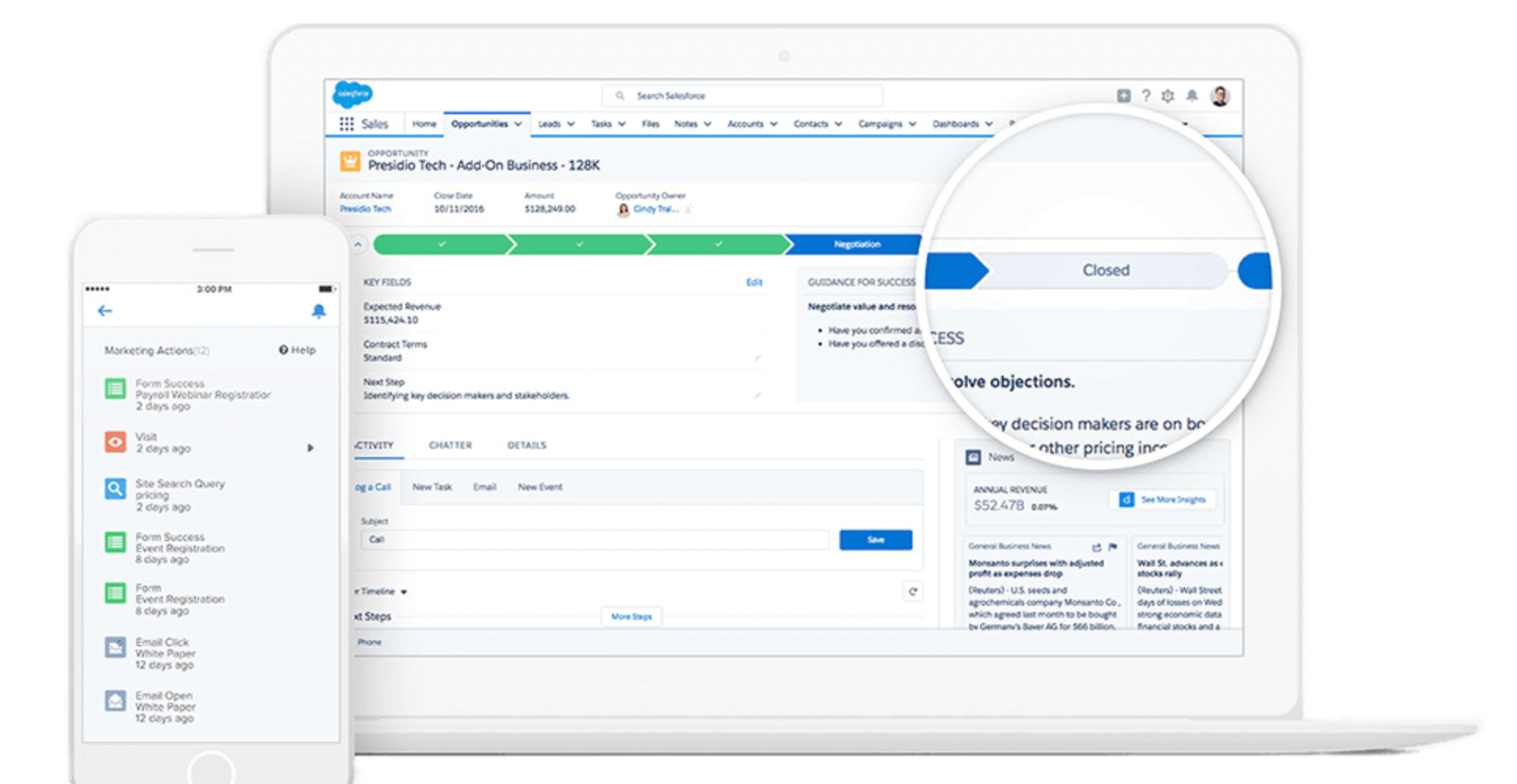 Salesforce Sales Cloud users see an average 29 increase in productivity thanks to the CRM and features like account and contact management, a mobile app, and process automation. Salesforce Sales Cloud users see an average 29 increase in productivity thanks to the CRM and features like account and contact management, a mobile app, and process automation.